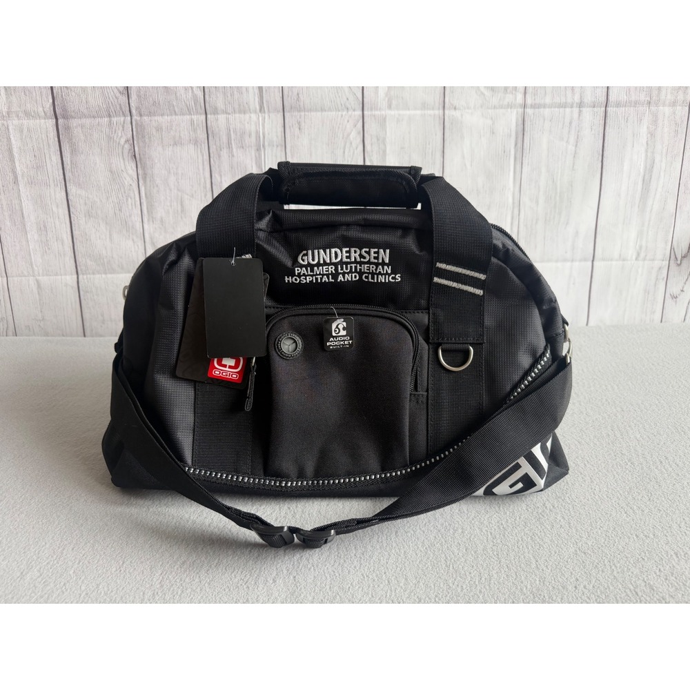 OGIO Half Dome Duffel Bag Black Gym Travel Bag NEW